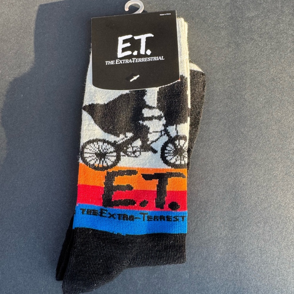 E.T. Socks with Iconic Movie Design